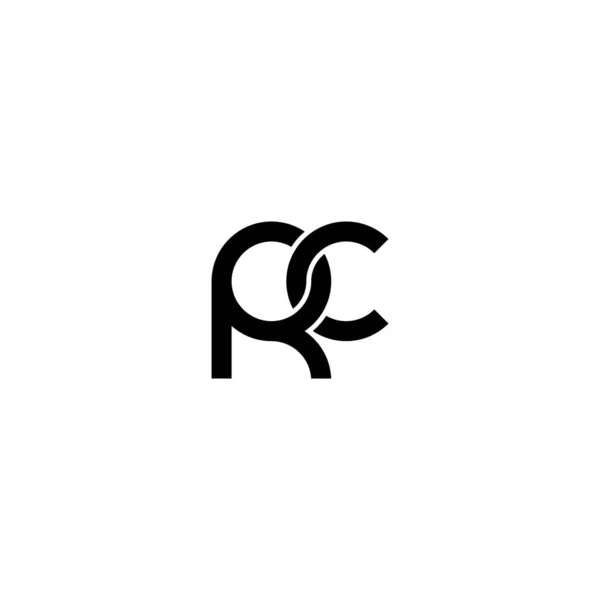 字母Rc字母组合标识设计 — 图库矢量图片