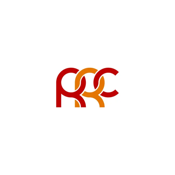 Lettres Rrc Monogram Logo Design — Image vectorielle