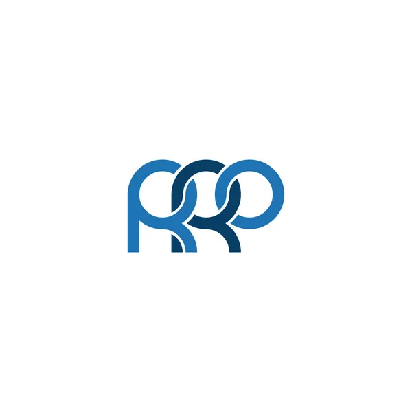 Písmena Rro Monogram Logo Design — Stockový vektor