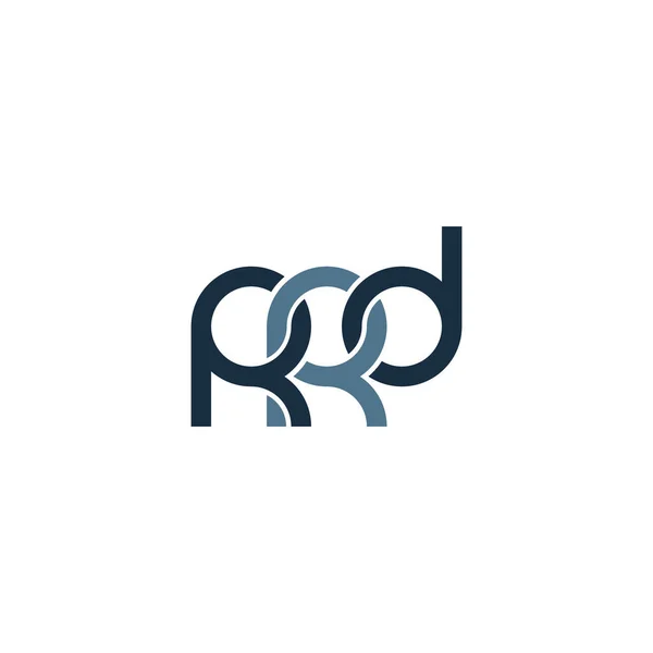 Lettres Rrd Monogram Logo Design — Image vectorielle