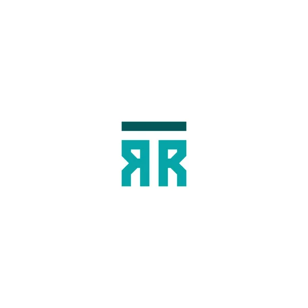 字母Trr Rrt正方形标志极小简单 — 图库矢量图片