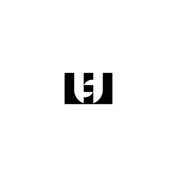 Cartas Logotipo Logotipo Simples Moderno —  Vetores de Stock