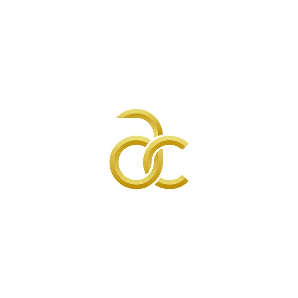 Розкішний Дизайн Логотипу Золоті Літери — стоковий вектор
