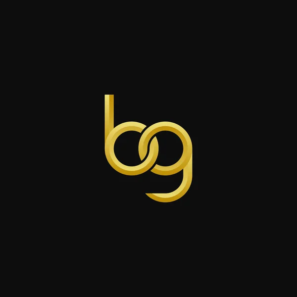Πολυτελή Χρυσά Γράμματα Σχεδιασμός Λογότυπου — Διανυσματικό Αρχείο