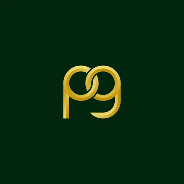 Lujoso Diseño Logotipo Letras Doradas — Archivo Imágenes Vectoriales
