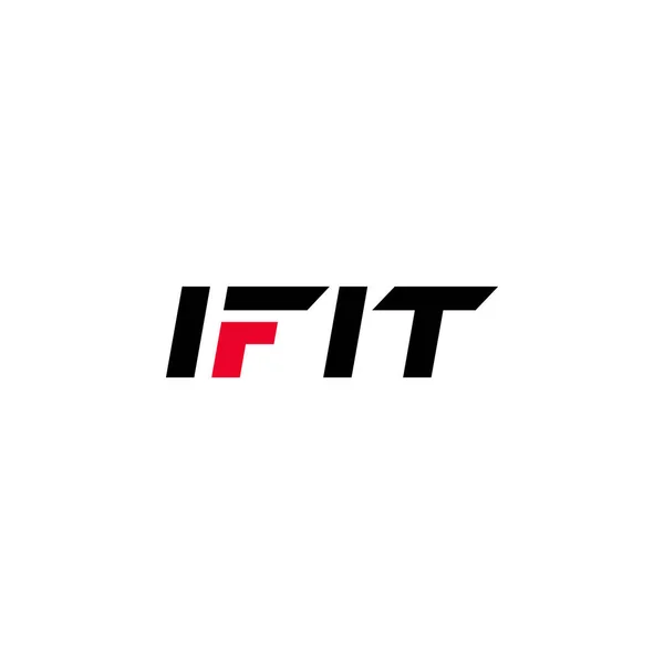 Harf IFIT Logotype Logo Tasarım Vektörü