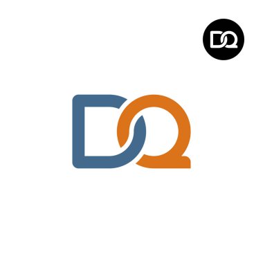 Harf DQ Monogram Logo Tasarımı