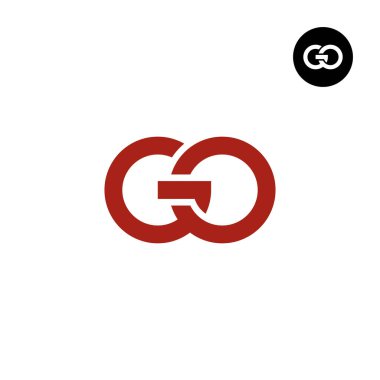 GO Harfi Monogram Logo Tasarımı