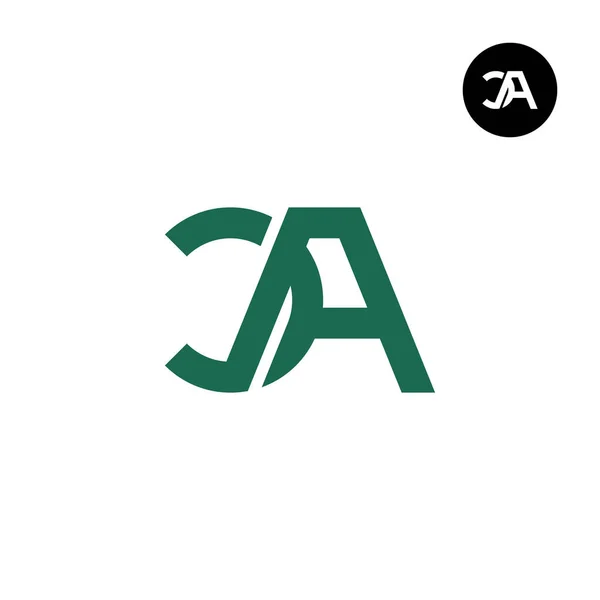 Carta Projeto Logotipo Monograma — Vetor de Stock