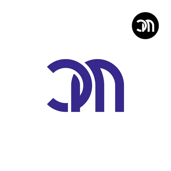 Desain Logo Monogram - Stok Vektor