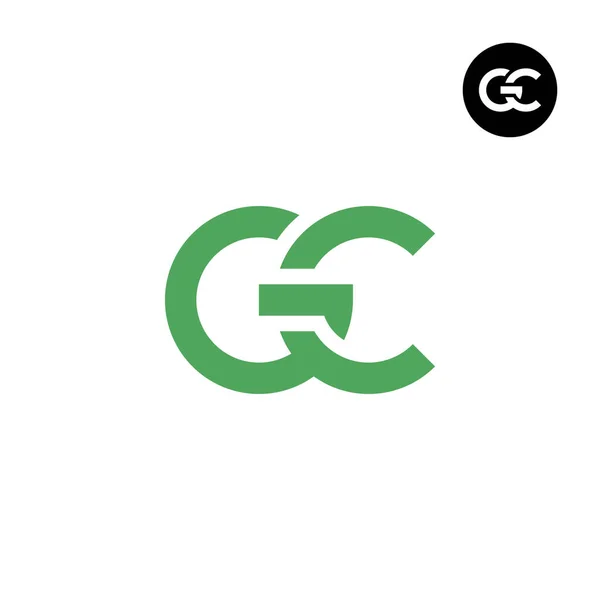 Letter Monogram Logo Design — Stock Vector