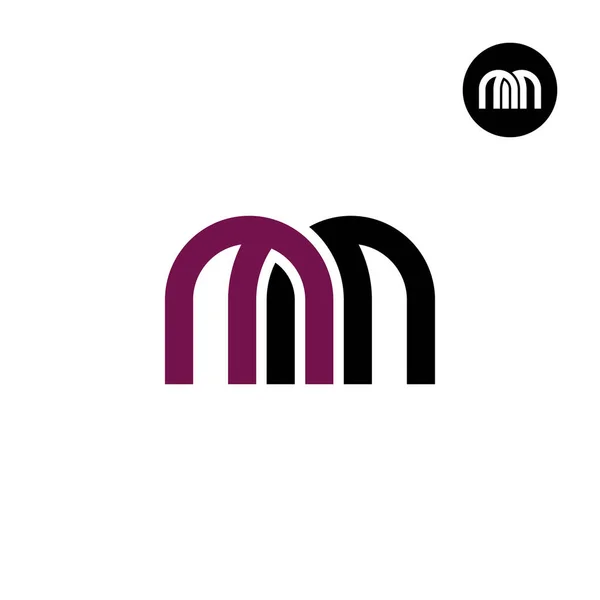 Diseño Del Logotipo Letra Monogram — Vector de stock