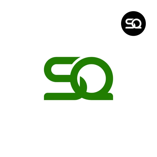 Buchstabe Monogramm Logo Design — Stockvektor