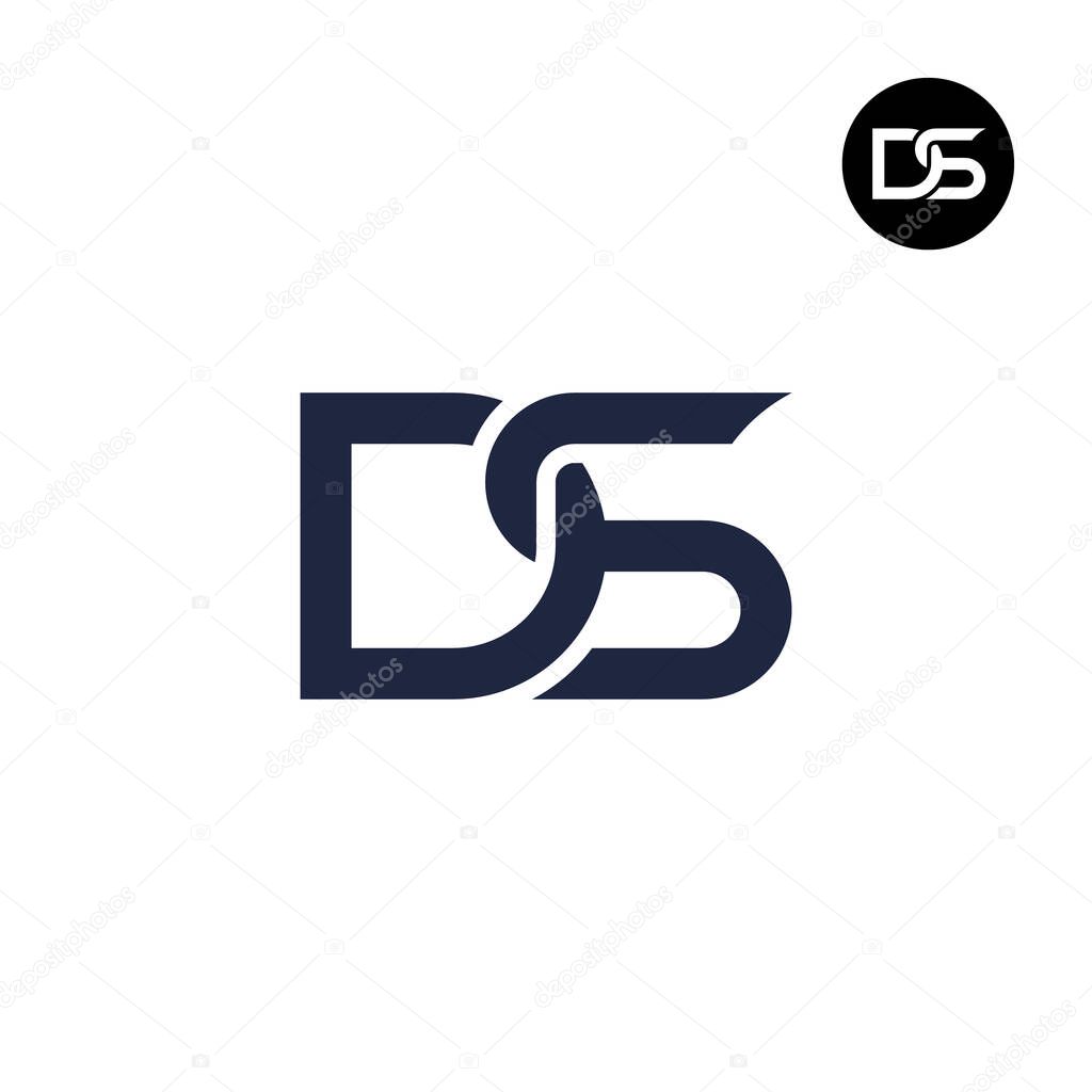 Letter DS Monogram Logo Design