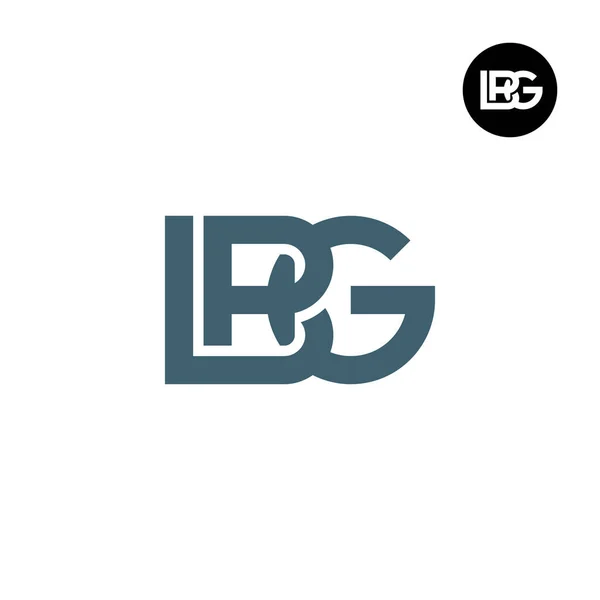 Letter Bgp Bpg Monogram Logo Design — Stock Vector