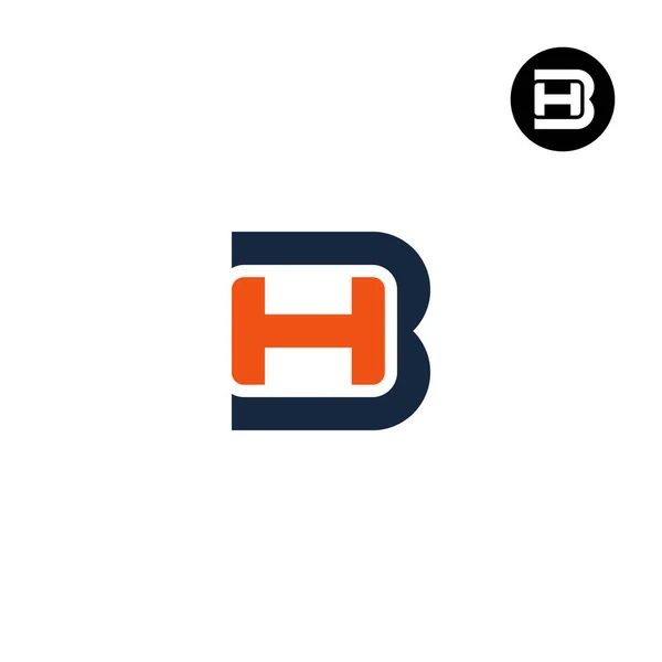 Lettera Monogramma Logo Design Vector — Vettoriale Stock