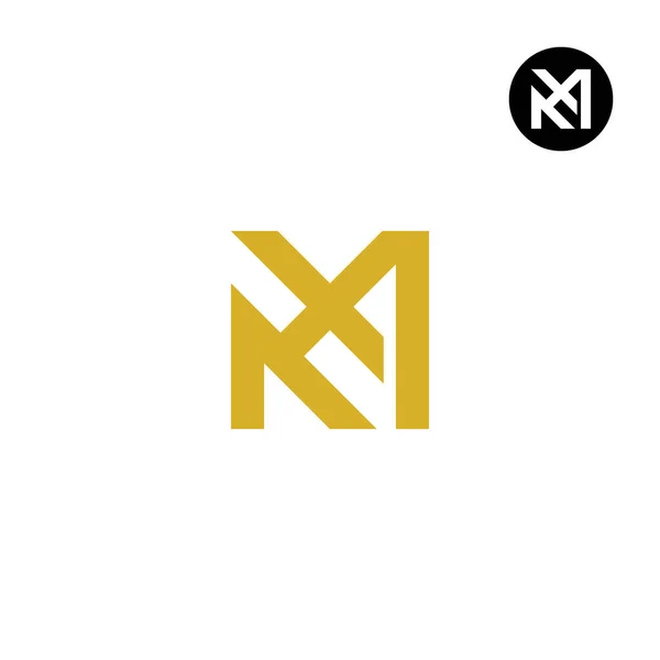 字母Mh Hm字母组合标志设计 — 图库矢量图片