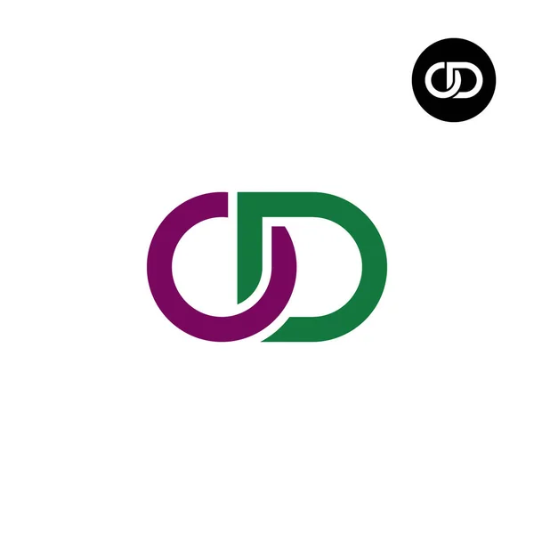 Monogramのロゴデザイン — ストックベクタ
