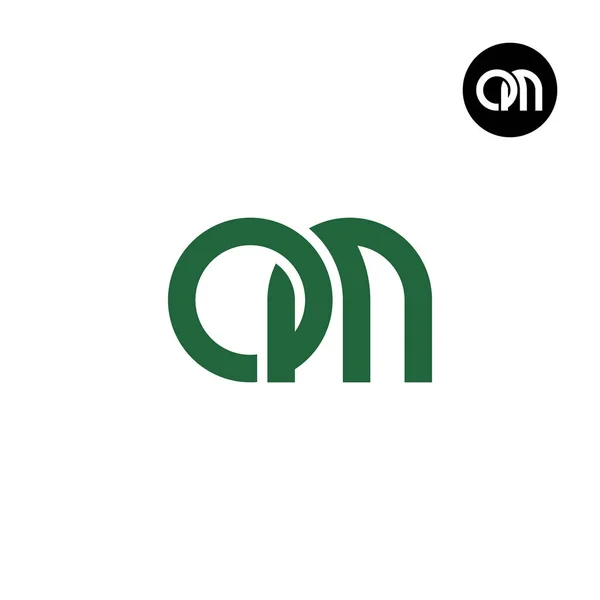 List Monogram Logo Design — Wektor stockowy