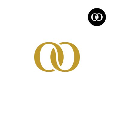 Lüks Modern Serif OO Monogram Logo Tasarımı