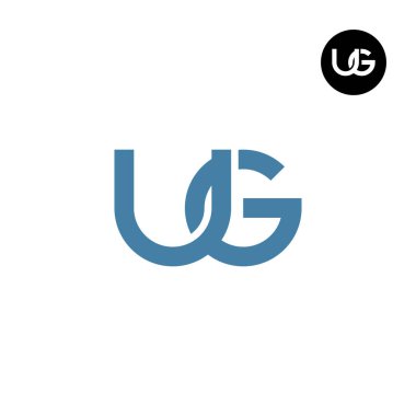 Harf UG Monogram Logo Tasarımı