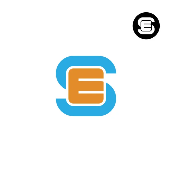 List Monogram Logo Design — Wektor stockowy