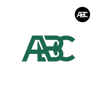 ABC Harfi Monogram Logo Tasarımı