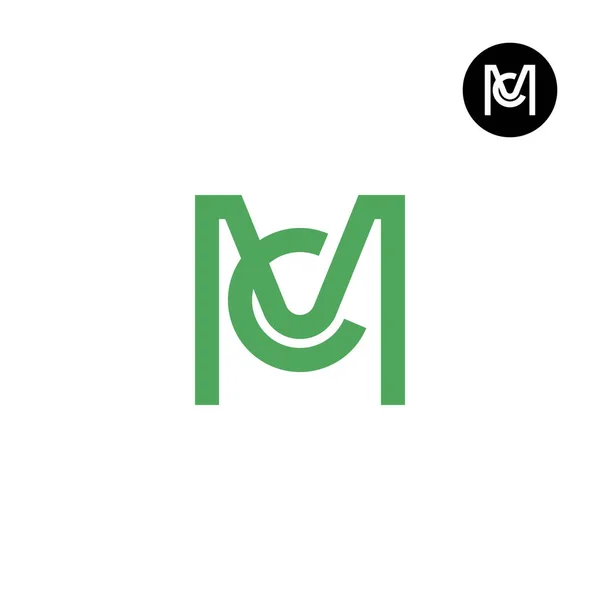 レター Monogram Logo Design — ストックベクタ