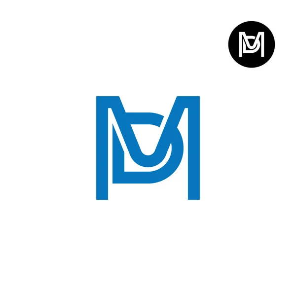 レター Monogram Logo Design — ストックベクタ
