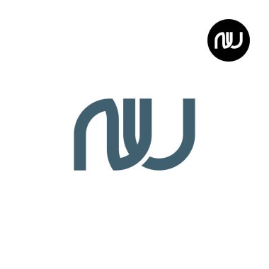 Harf NU Monogram Logo Tasarımı