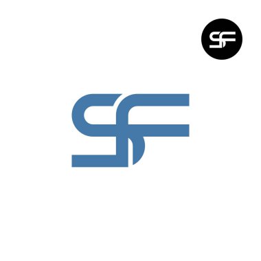 Harf SF Monogram Logo Tasarımı