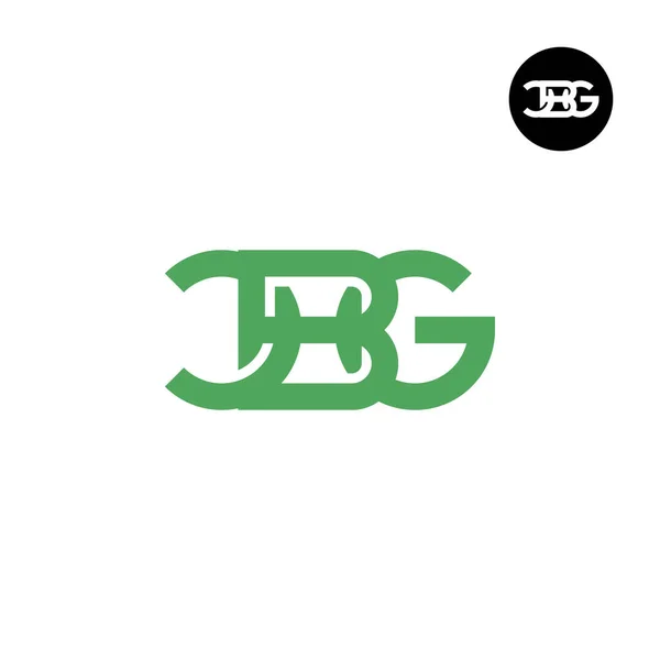 Letter Cbg Monogram Logo Design — Stock Vector