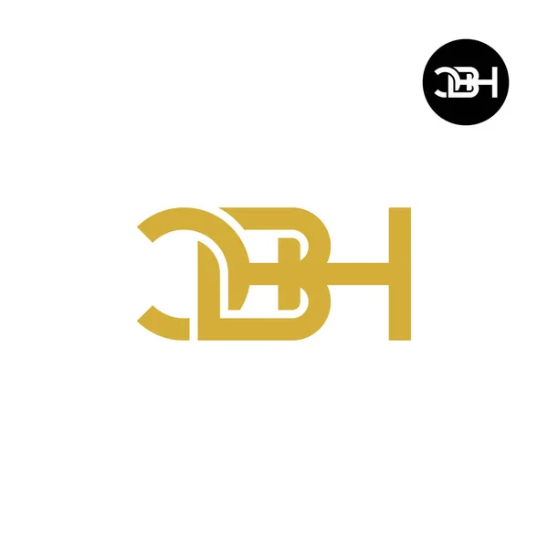 Letter Cbh Monogram Logo Design — стоковий вектор