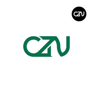 Harf CZN Monogram Logo Tasarımı