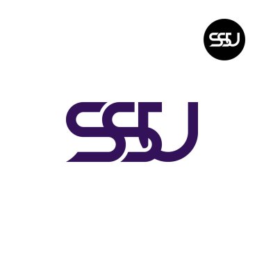 Harf SSU Monogram Logo Tasarımı