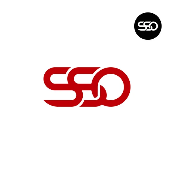 字母Sso主题图标志设计 — 图库矢量图片