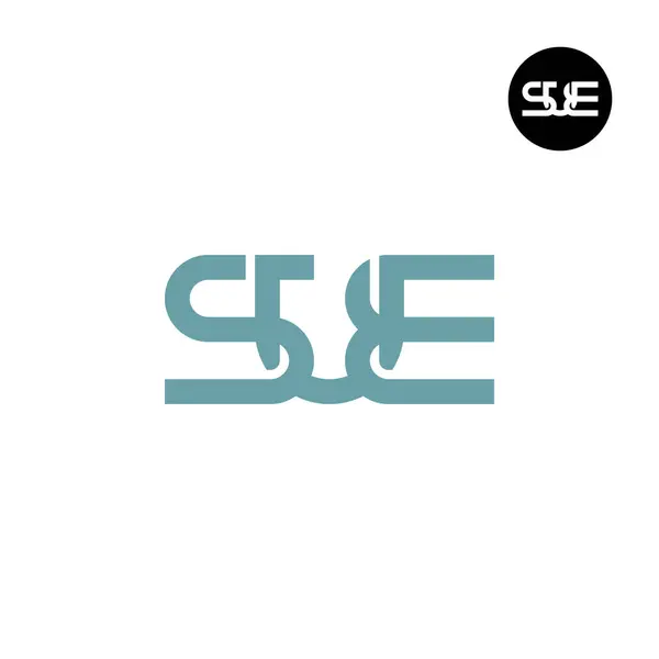 List Sue Monogram Logo Design — Wektor stockowy
