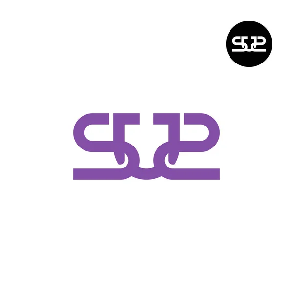 List Suz Su2 Monogram Projektowanie Logo — Wektor stockowy