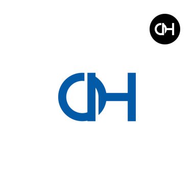 OH Harfi Monogram Logo Tasarımı