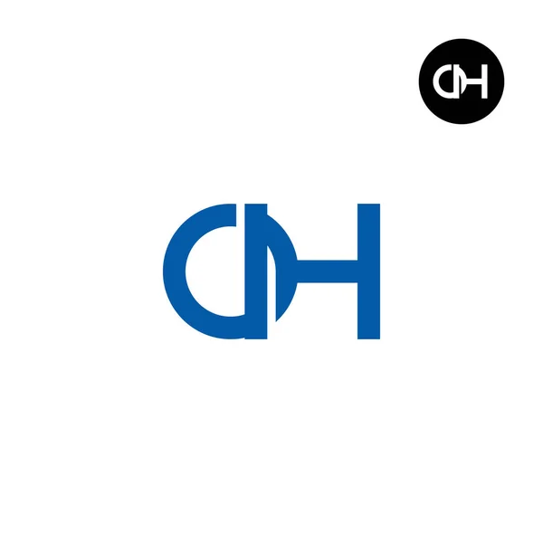 Carta Monograma Logo Design —  Vetores de Stock