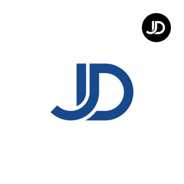 Harf JD Monogram Logo Tasarımı