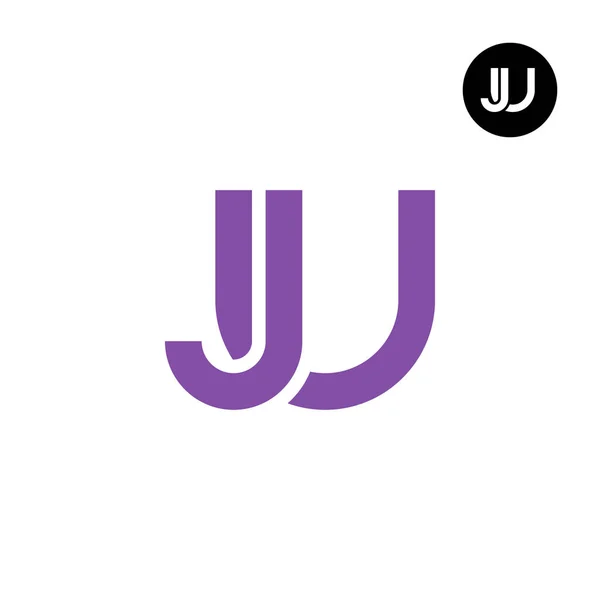 Carta Monograma Logo Design — Vetor de Stock