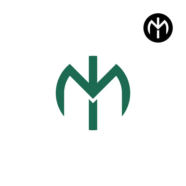 Буква Дизайн Логотипа Кругу — стоковый вектор