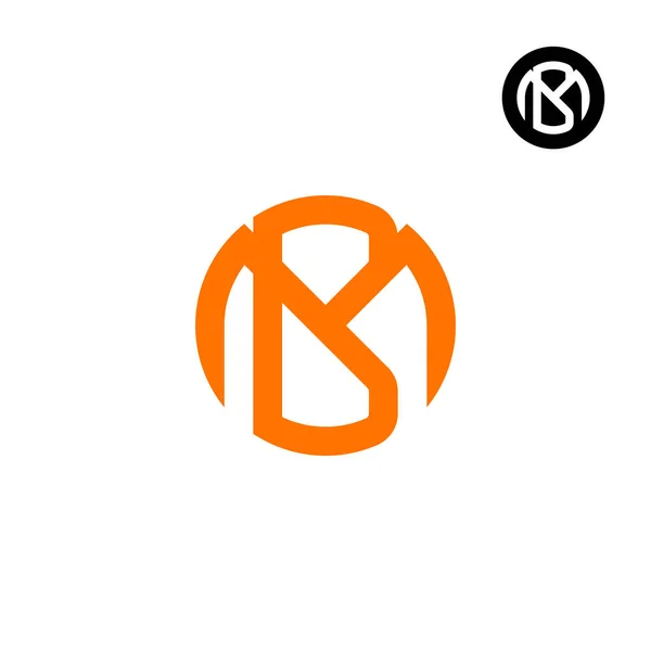 Letra Circle Diseño Logotipo Negrita — Vector de stock
