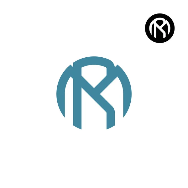Buchstabe Circle Bold Logo Design — Stockvektor