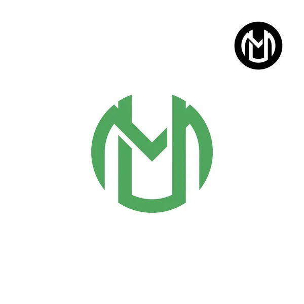 Carta Círculo Negrito Logotipo Design — Vetor de Stock