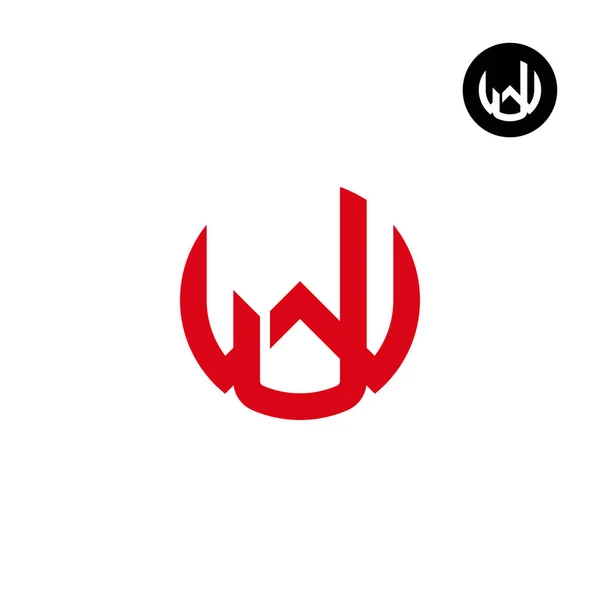Letter Circle Bold Logo Design — Stock Vector