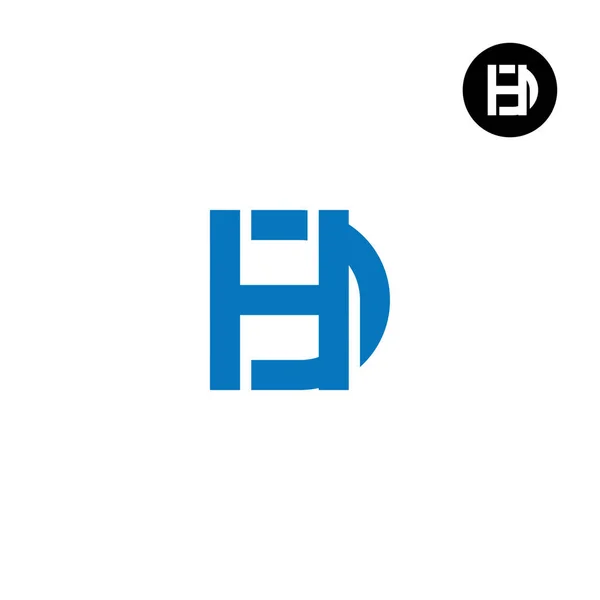 Letra Monograma Logo Design — Archivo Imágenes Vectoriales
