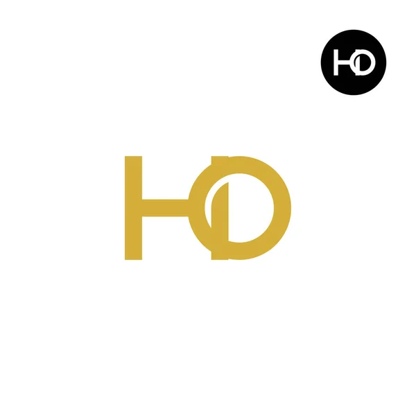字母Ho字母组合标志设计 — 图库矢量图片