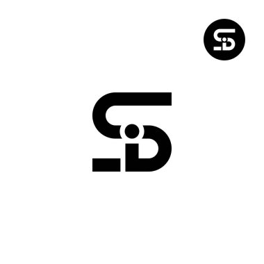 SI Harfi Monogram Logo Tasarımı